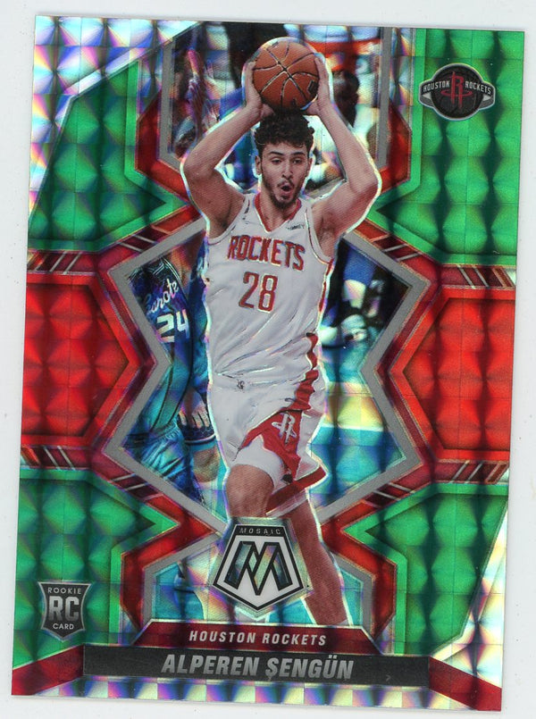 Alperen Sengun 2021-22 Panini Mosaic Prizm Rookie Card #218