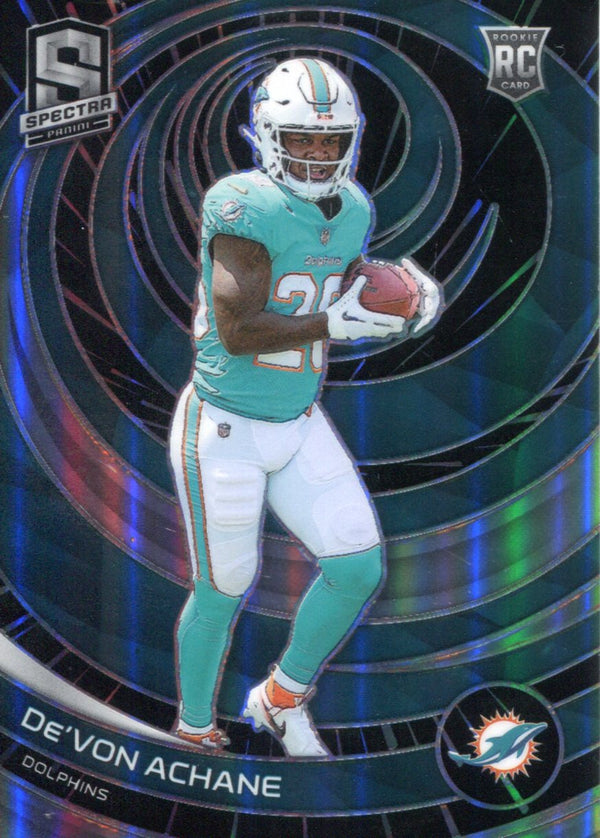 De'Von Achane 2023 Panini Spectra Rookie Card #106 #19/75