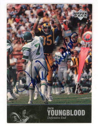 Jack Youngblood 1997 Autographed Upper Deck Card #AL-73