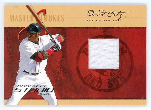 David Ortiz 2005 Donruss Master Strokes Patch Relic #MS-2