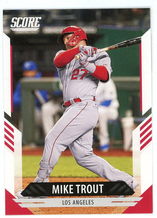 Mike Trout 2021 Panini Chronicles Score #9