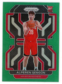 Alperen Sengun 2021-22 Panini Prizm Green Rookie Card #318