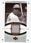 Joe Morgan 2005 Upper Deck Sweet Spot Patch Relic #CM-JM