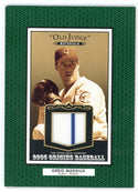 Greg Maddux 2005 Upper Deck Origins Patch Relic #OJ-GM