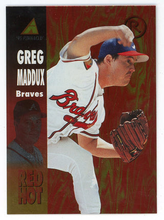 Greg Maddux 1995 Pinnacle Red Hot #RH12