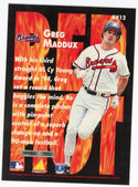 Greg Maddux 1995 Pinnacle Red Hot #RH12