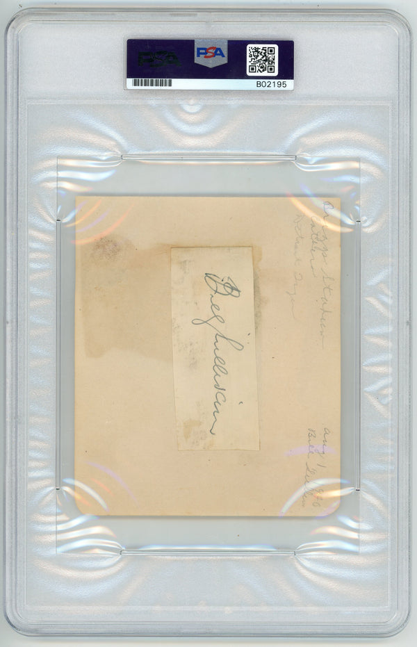 J. Foxx/ B. Sullivan Jr Autographed Cut PSA Authentic