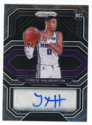 Tyrese Haliburton Autographed 2020-21 Panini Prizm Penmanship Rookie Card #RP-THB