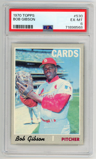 Bob Gibson 1970 Topps #530 PSA 6