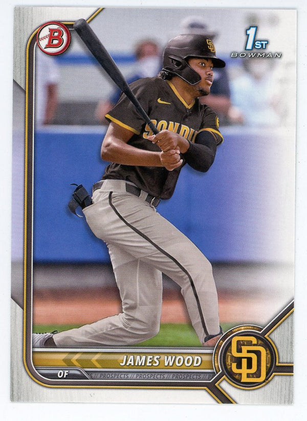 James Wood 2022 Topps Prospects 1st Bowman Card #BP-108