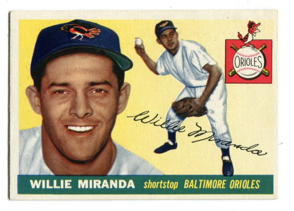 Willie Miranda 1955 Topps #154 Card