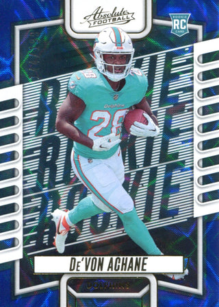 De'Von Achane 2023 Panini Absolute Rookie Card #130 #144/199