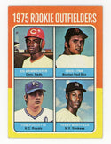 1975 Rookie Outfielders Topps #622 Mini Card