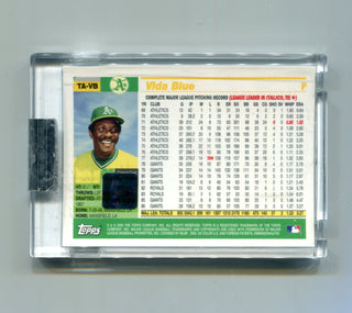 Vida Blue 2005 Topps Autographed #TV-VB Card