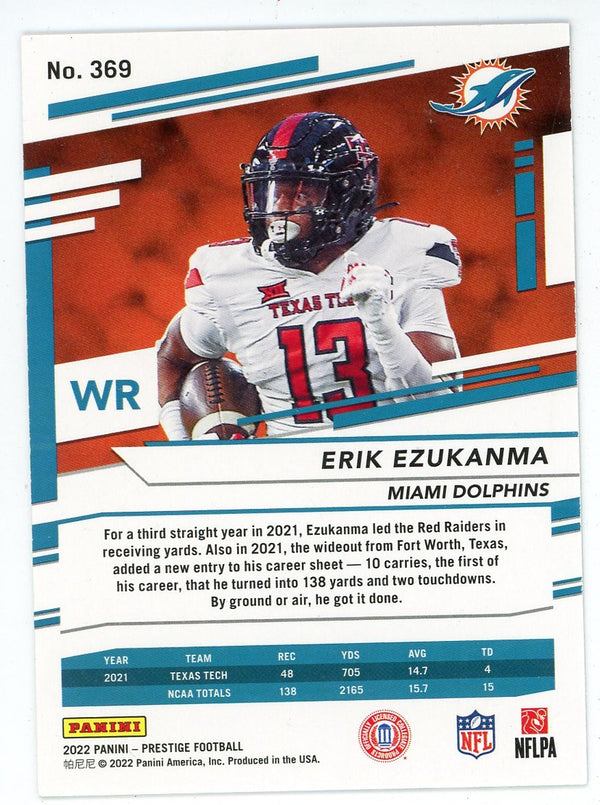 Erik Ezukanma 2022 Panini Prestige Xtra Points #369