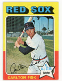 Carlton Fisk 1975 Topps All Star #80 Mini Card