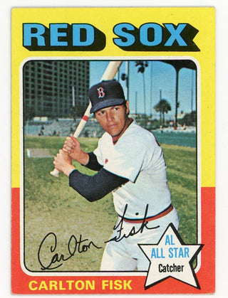 Carlton Fisk 1975 Topps All Star #80 Mini Card