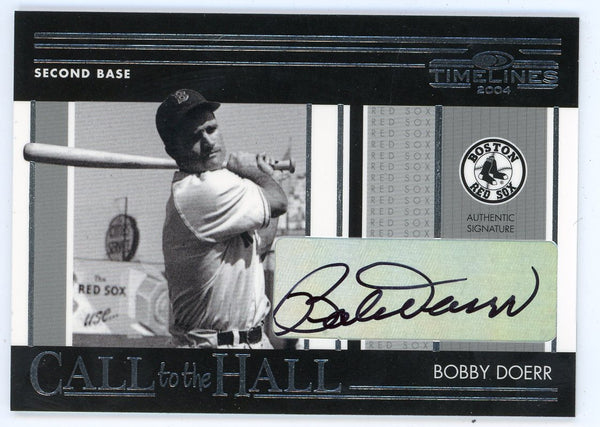 Bobby Doerr 2004 Donruss Timelines Autographed Call to the Hall #CH-4