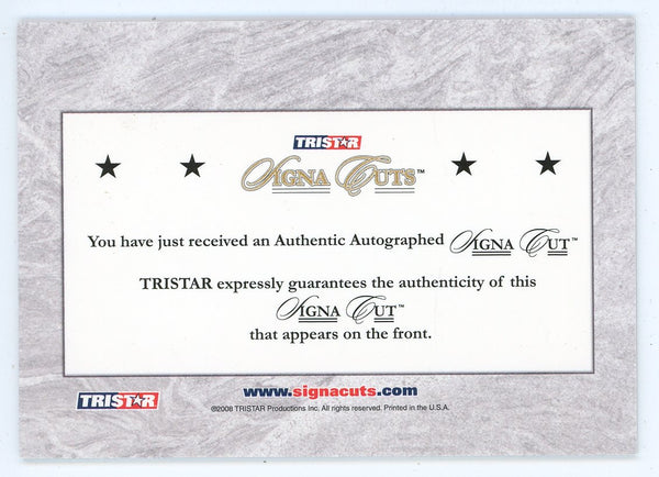 Monte Irvin Autographed 2008 Tristar Signa Cuts