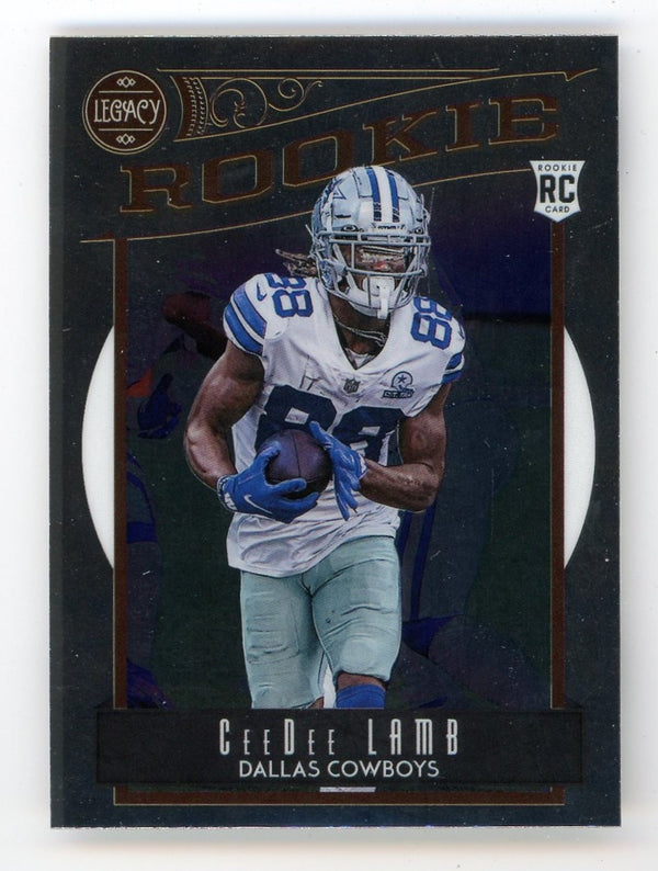 CeeDee Lamb 2020 Panini Legacy Rookie Silver #211 Card