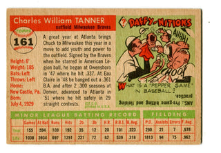 Chuck Tanner 1955 Topps #161 Card