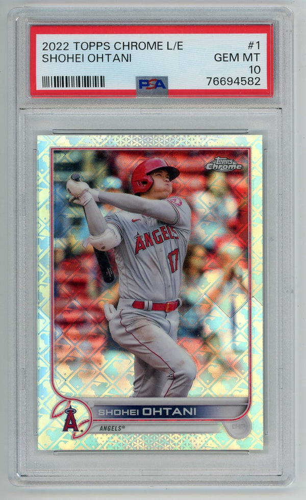 Shohei Ohtani 2022 Topps Chrome L/E #1 PSA 10