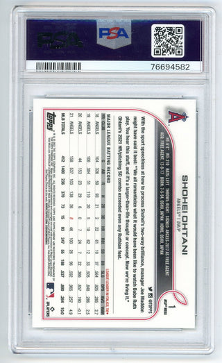 Shohei Ohtani 2022 Topps Chrome L/E #1 PSA 10