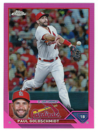 Paul Goldshcmidt 2023 Topps Chrome Pink #220