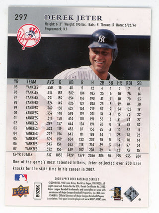 Derek Jeter 2008 Upper Deck #297