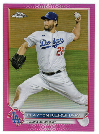 Clayton Kershaw 2022 Topps Chrome Pink #183