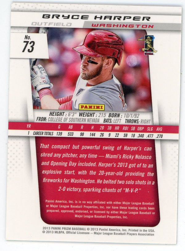 Bryce Harper 2013 Panini Prizm #73