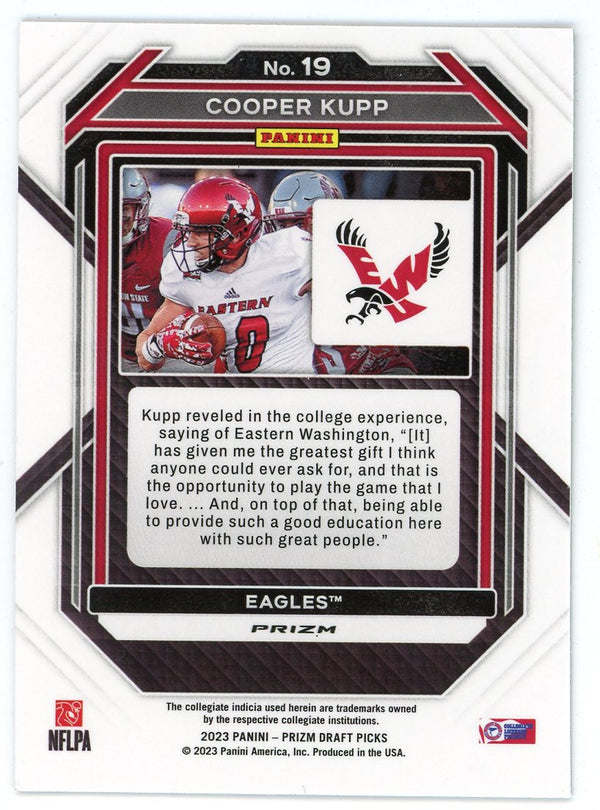 Cooper Kupp 2023 Panini Prizm Draft Picks #19