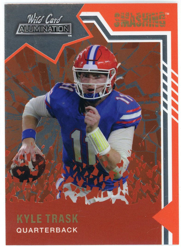 Kyle Trask 2021 Wild Card Alumination Smashing Rookie Card #SM-5