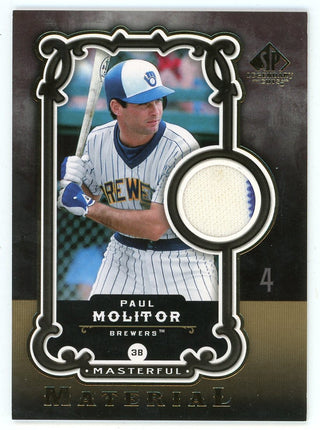 Paul Molitor 2007 Upper Deck Legendary Cuts Patch Relic #MM-PM