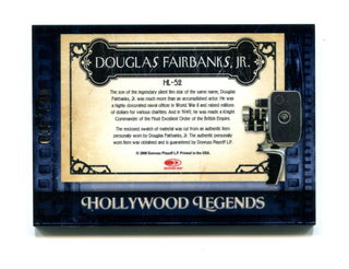 Douglas Fairbanks Jr 2008 Donruss Hollywood Legends #HL-52 067/500 Card