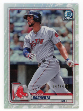 Xander Bogaerts 2020 Topps Bowman Chrome Refractor #77 Card