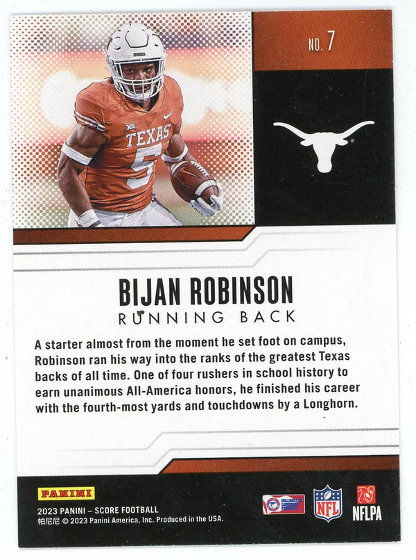 Bijan Robinson 2023 Panini Score Protential #7