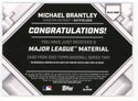 Michael Brantley 2022 Topps Major League Material #MJM-BR Card 151/199