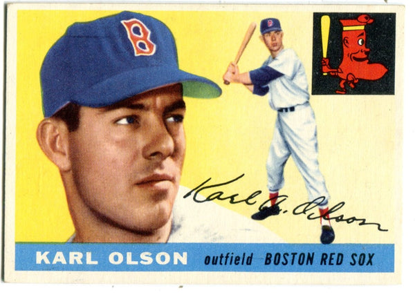 Karl Olsen  1955 Topps #72 Card