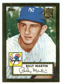 Billy Martin 2001 Topps 1952 World Series 50th Anniversary #175