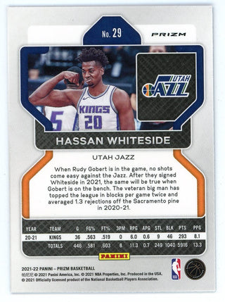 Hassan Whiteside 2021-22 Panini Prizm #29