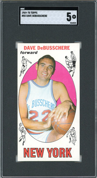 Dave DeBusschere 1969-70 Topps Card #85 (SGC EX 5)