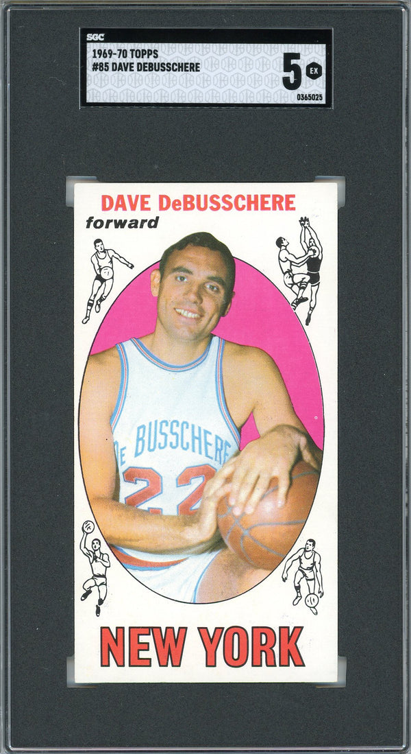 Dave DeBusschere 1969-70 Topps Card #85 (SGC EX 5)