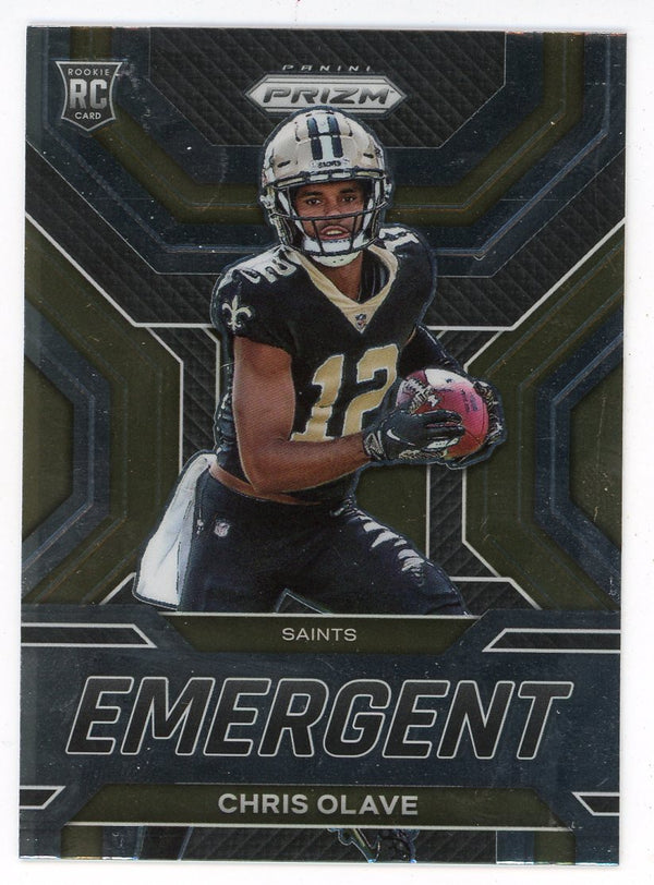 Chris Olave 2022 Panini Prizm Emergent Rookie Card #E-7