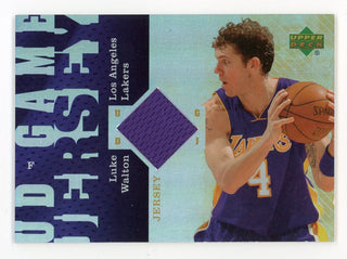 Luke Walton 2007 Upper Deck Game Jersey #UD-LW Card