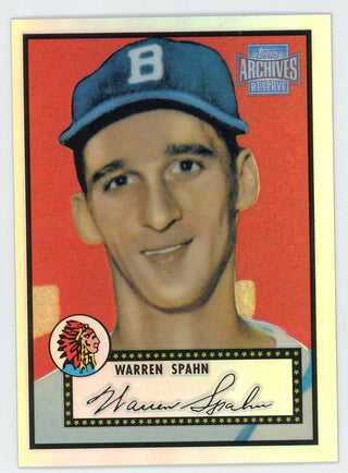 Warren Spahn 2001 Topps Archives Reserve Card #33