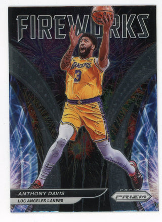 Anthony Davis 2021-22 Panini Prizm Fireworks #16