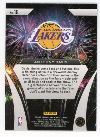 Anthony Davis 2021-22 Panini Prizm Fireworks #16