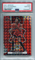 Scottie Barnes 2021 Panini Red Mosaic Rookie Card PSA 10