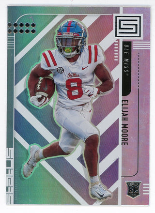 Elijah Moore 2021 Panini Chronicles Status Draft Picks Rookie Card #157